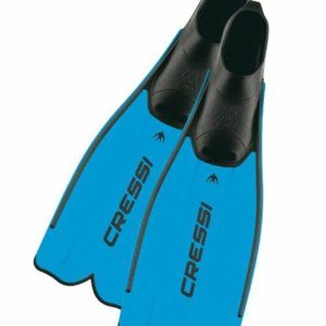 Cressi Rondinella Full Foot Fins, Blue